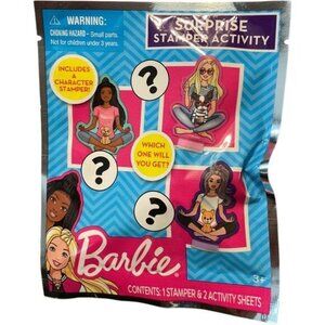 Barbie Doll Surprise Pack Stampers Barbie Accessories New Sealed